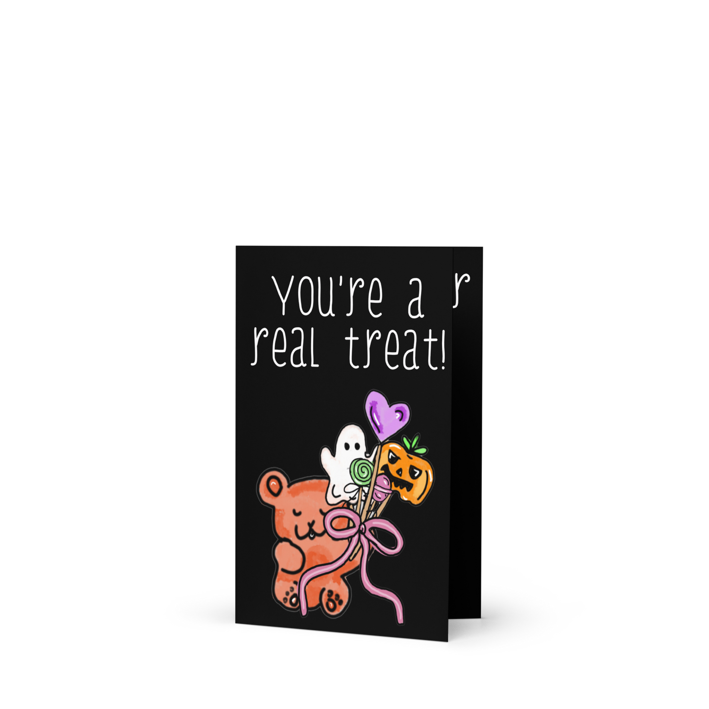 You're a Real Treat! Halloween Candy-Themed Card