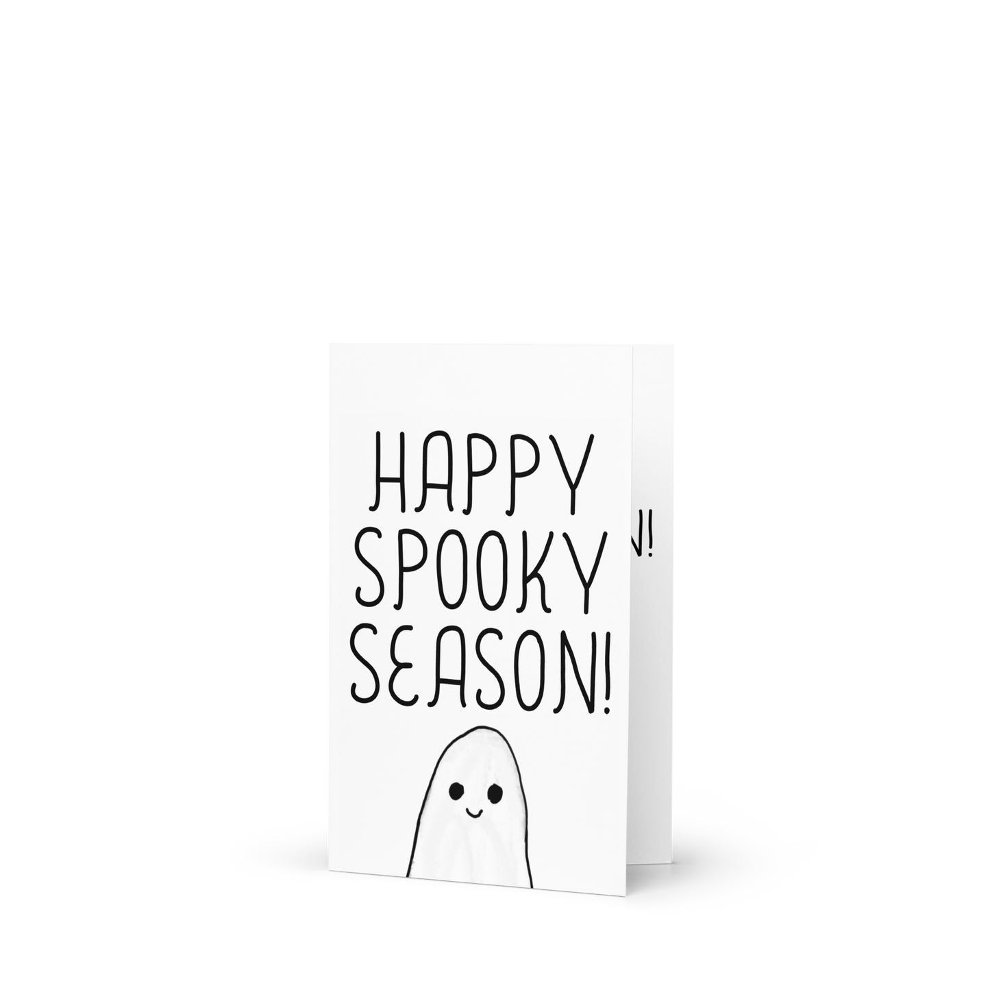 Happy Spooky Season! Ghost – Halloween-Themed Greeting Card