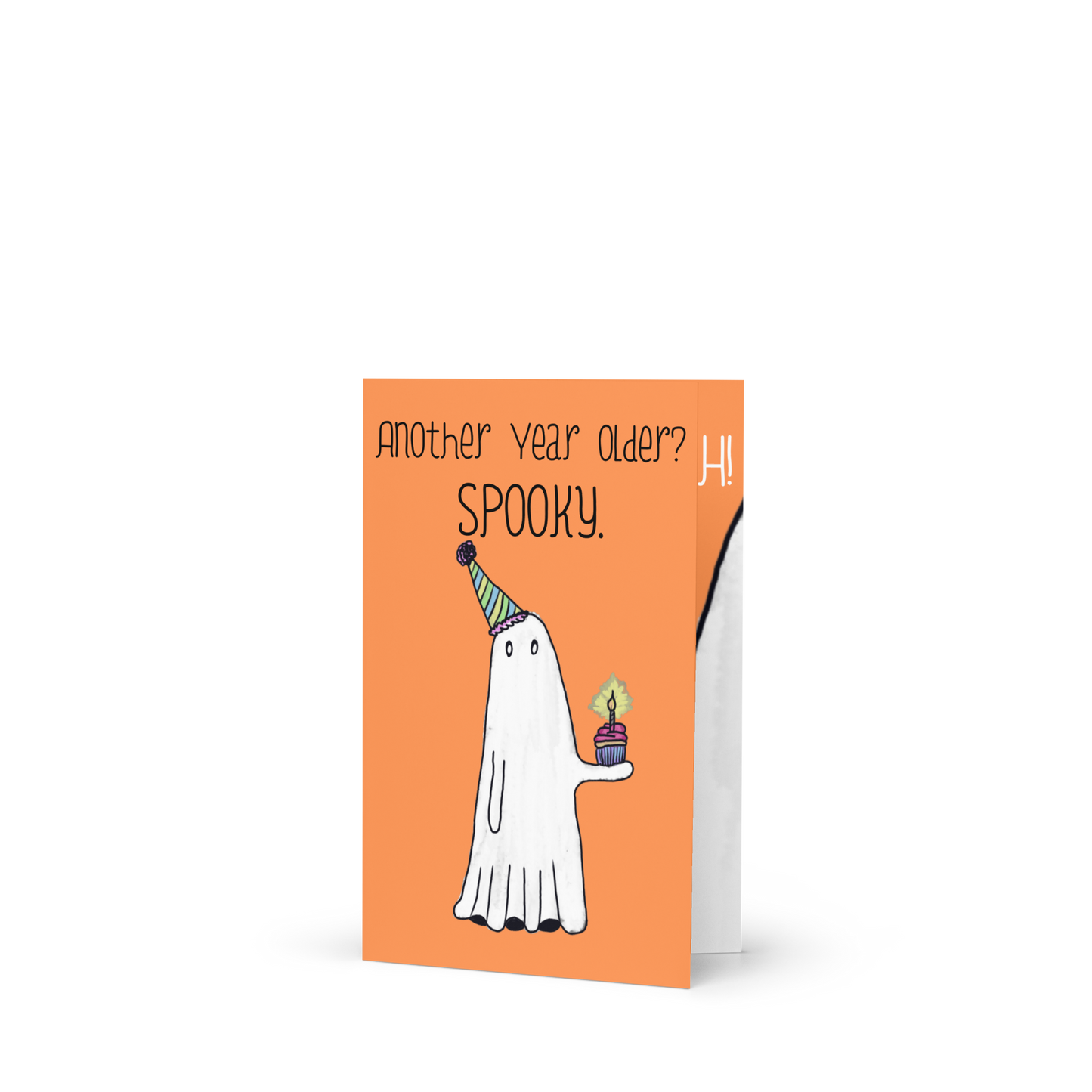 Another Year Older? Spooky! Ghost-Themed Birthday Card