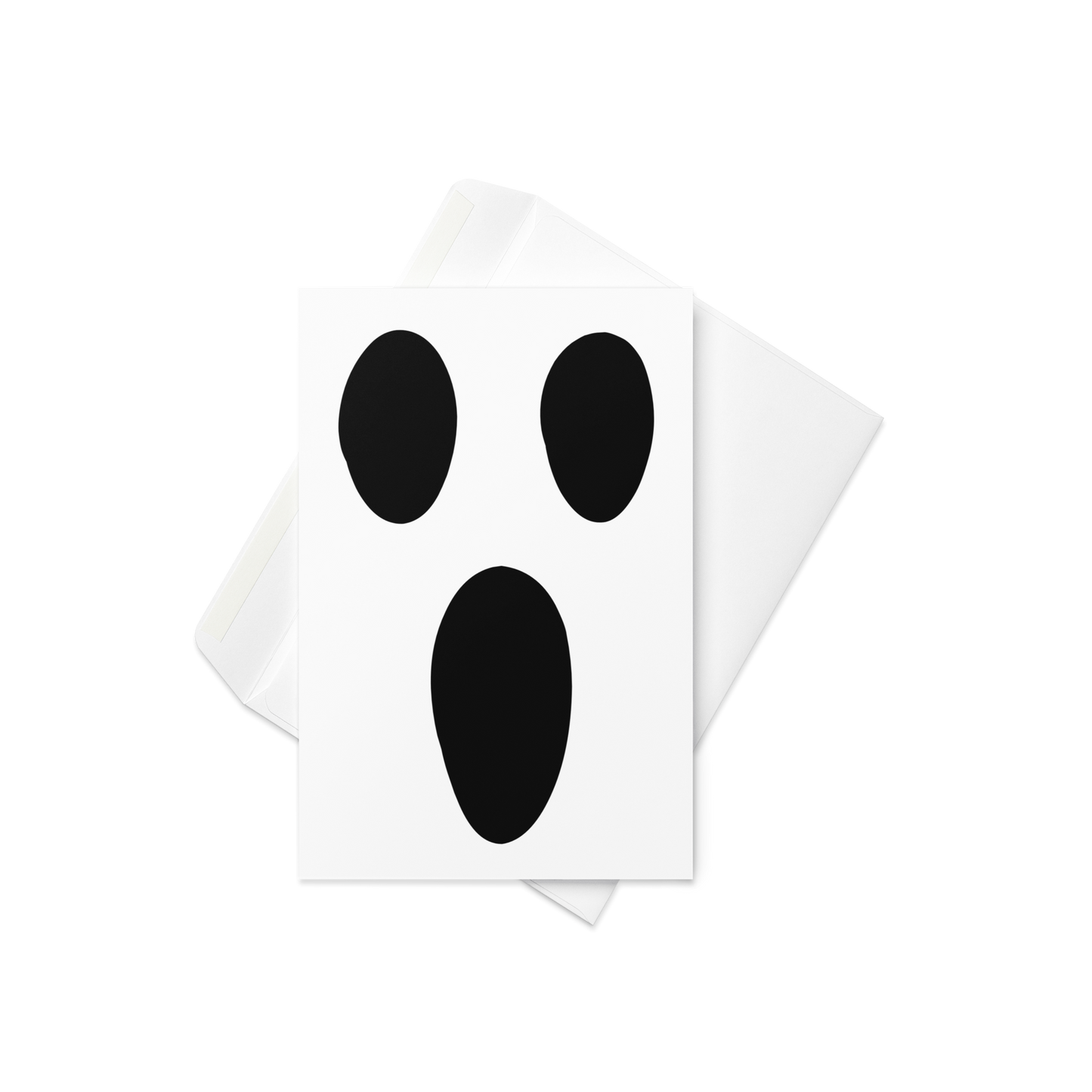 Happy Halloween – Screaming Ghost Greeting Card