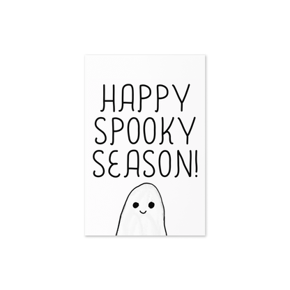 Happy Spooky Season! Ghost – Halloween-Themed Greeting Card