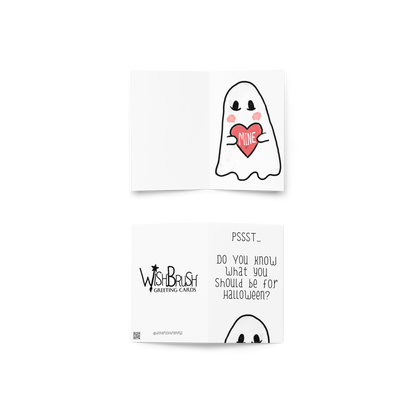 You Should Be Mine for Halloween – Romantic Halloween Greeting Card