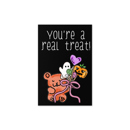 You're a Real Treat! Halloween Candy-Themed Card