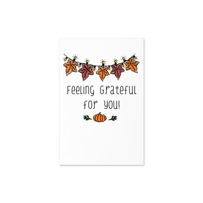 Feeling Grateful for You Autumn Greeting Card