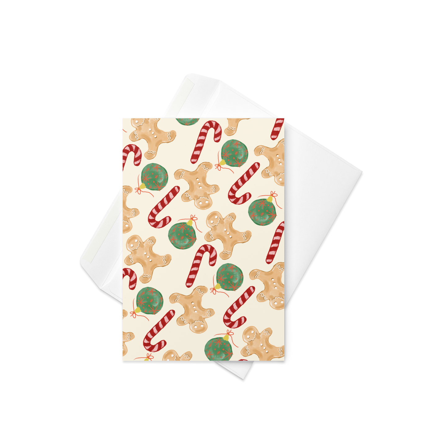 Sweet Gingerbread Man Holiday Card