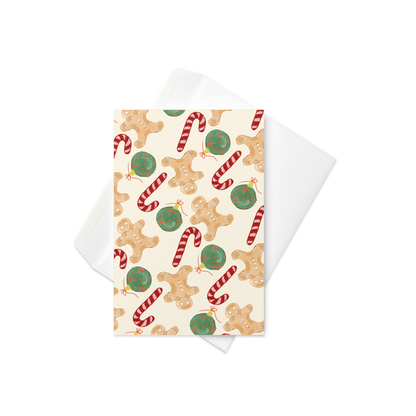 Sweet Gingerbread Man Holiday Card