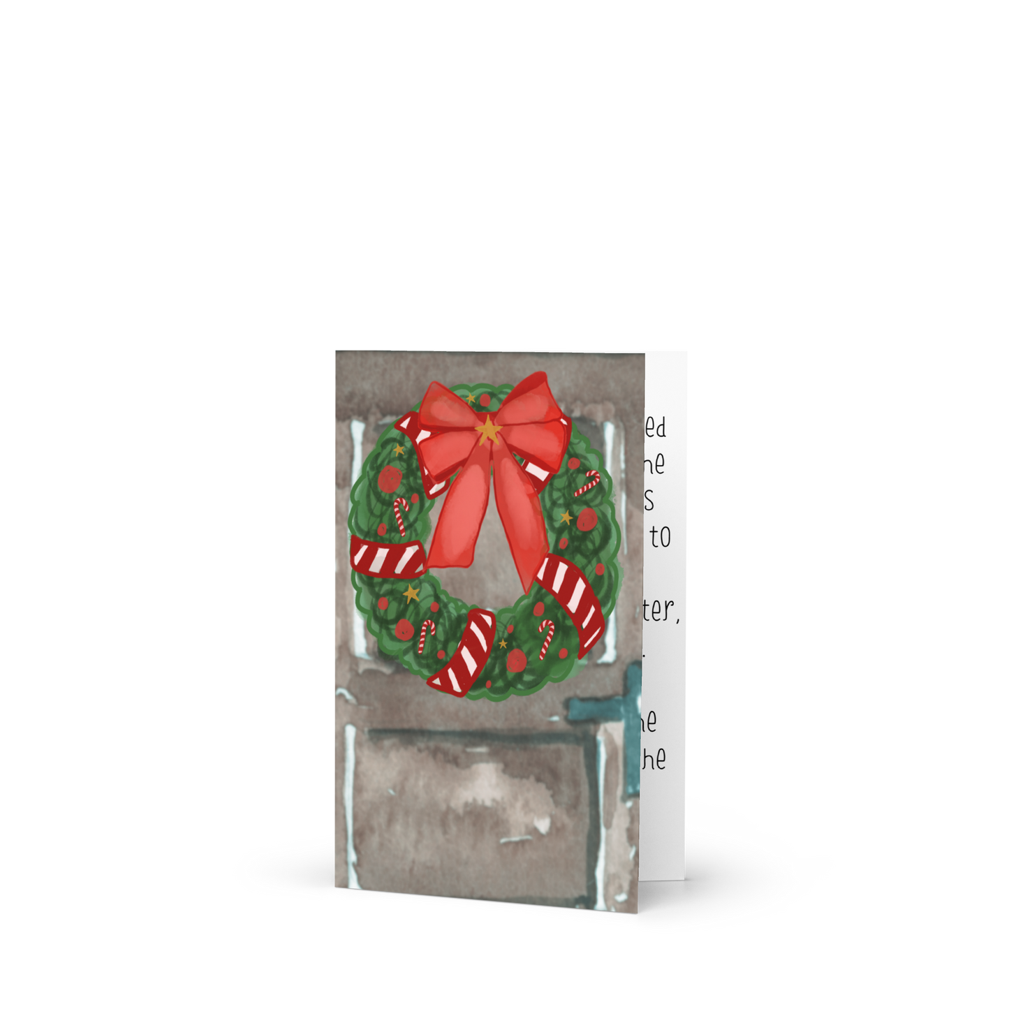 Festive Wreath Holiday Card