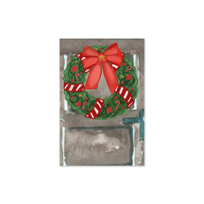 Festive Wreath Holiday Card