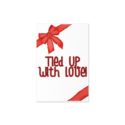 Tied Up With Love Holiday Card