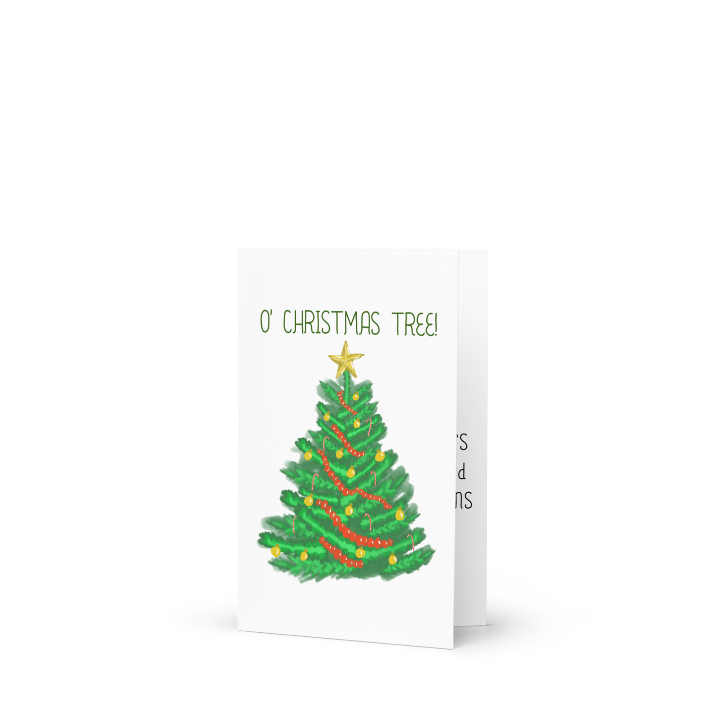 Christmas Tree Magic Holiday Card