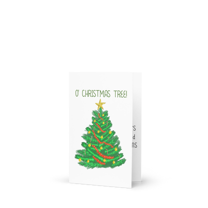 Christmas Tree Magic Holiday Card