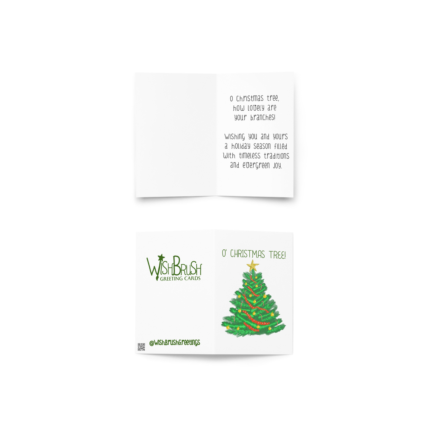 Christmas Tree Magic Holiday Card