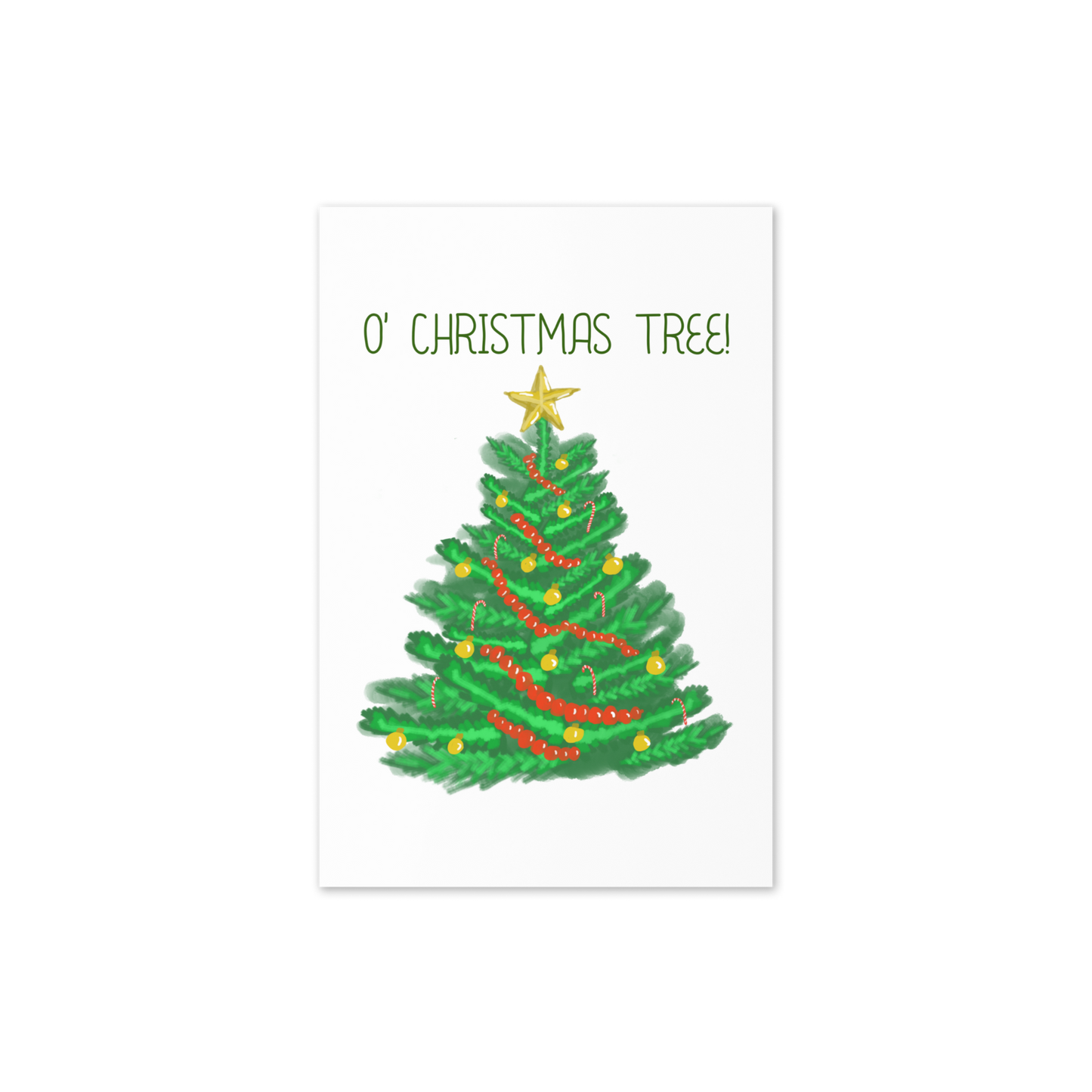 Christmas Tree Magic Holiday Card