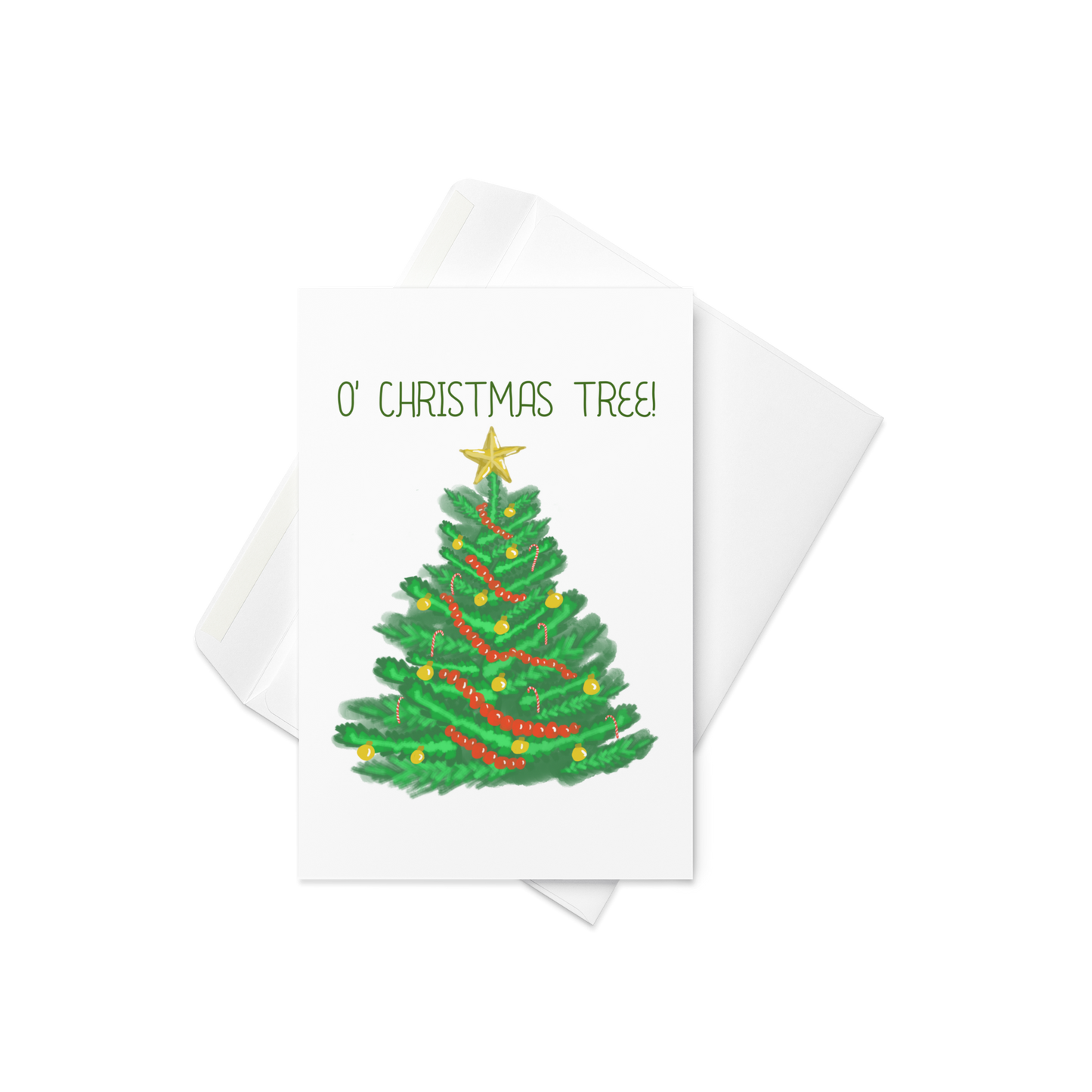 Christmas Tree Magic Holiday Card