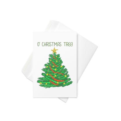 Christmas Tree Magic Holiday Card