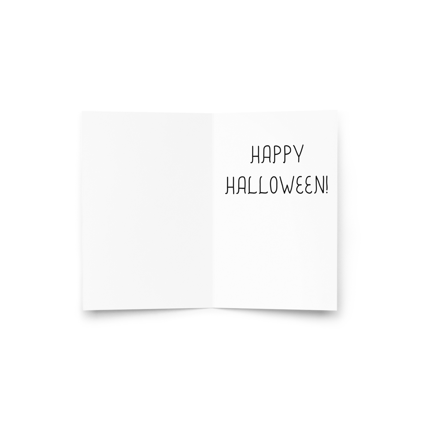 Happy Halloween – Screaming Ghost Greeting Card