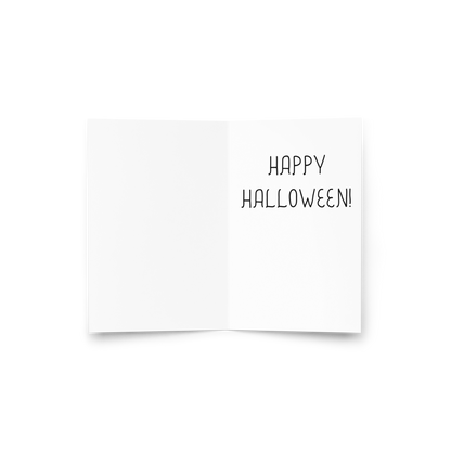 Happy Halloween – Screaming Ghost Greeting Card