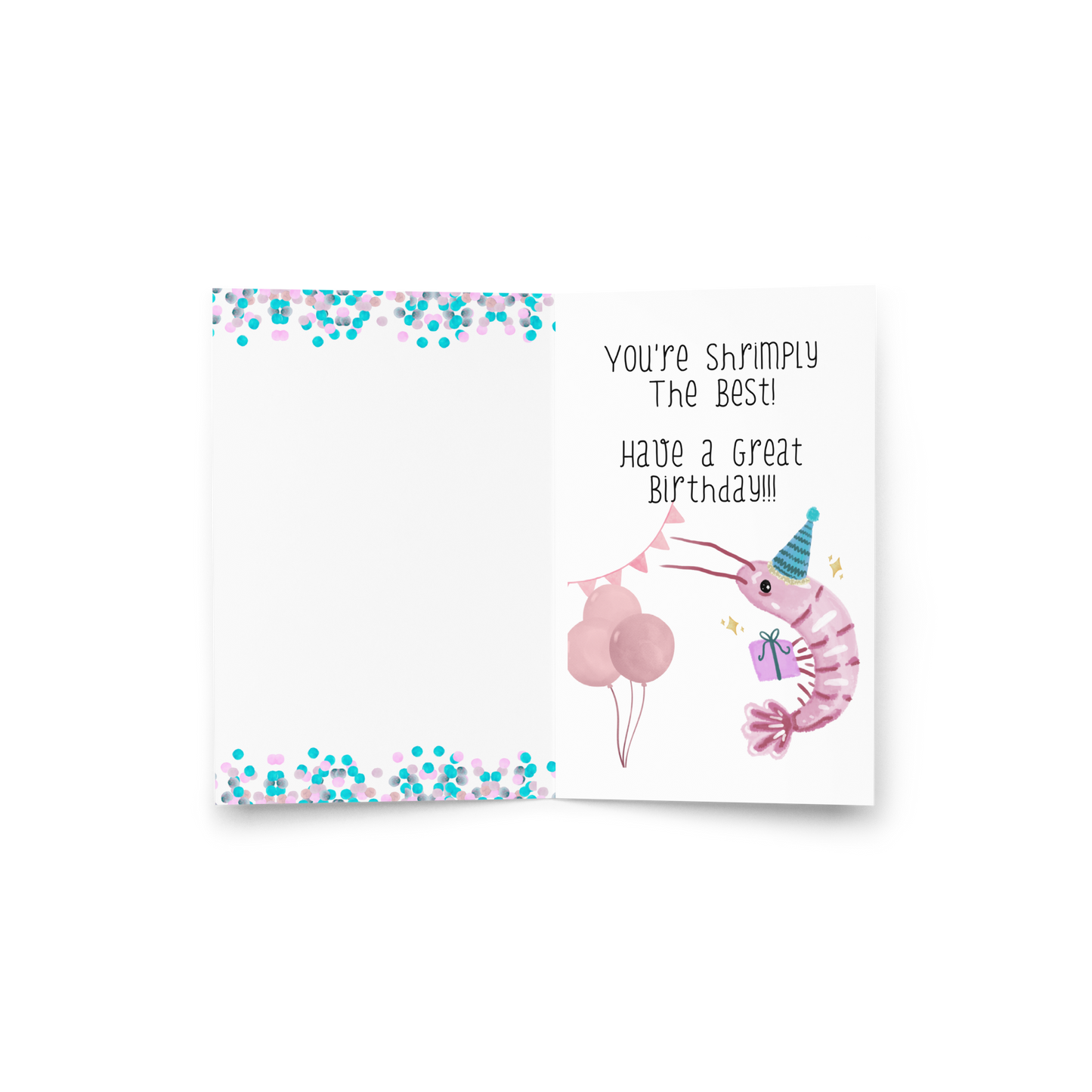 You’re Shrimply the Best! - Birthday Greeting Card