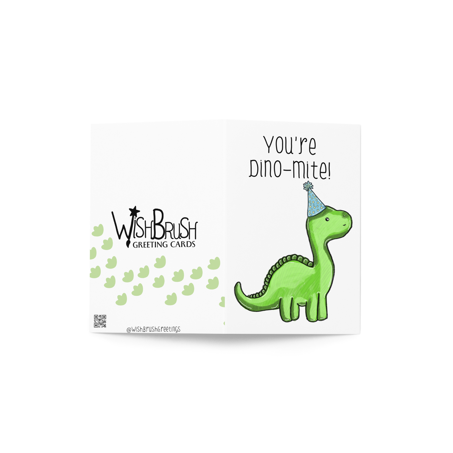 You’re Dino-mite! Have a Roaring Good Birthday Dinosaur Themed Greeting Card